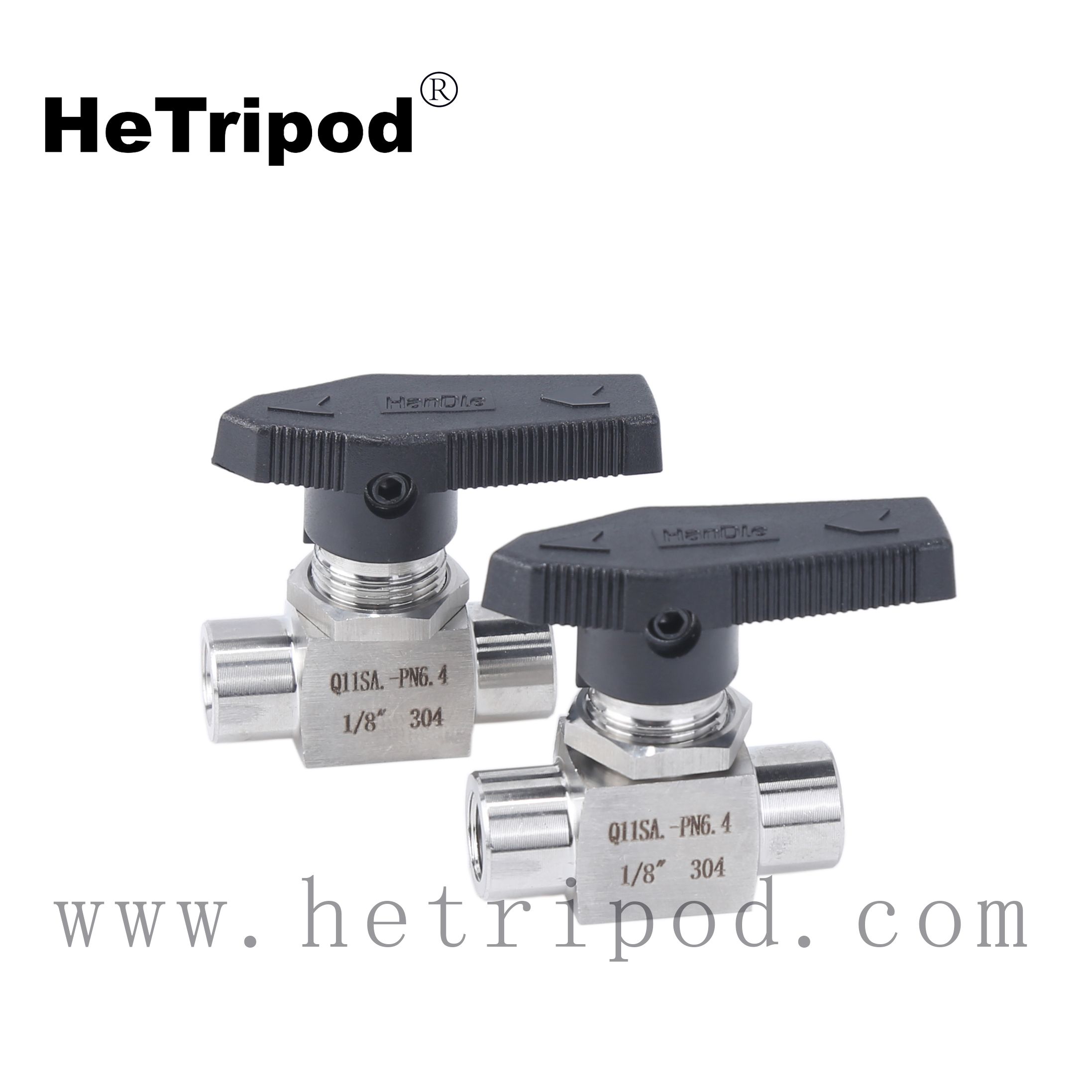 Válvula de bola de 2 vías de acero inoxidable 304/316 Válvula manual de rosca interna Válvula de air