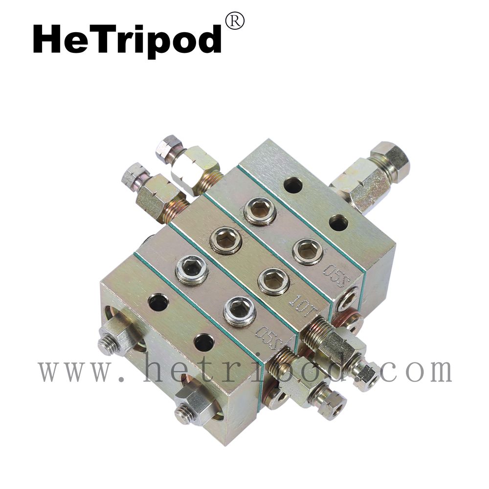 Distribuidor progresivo de chips centralizado centralizado válvula de distribución de grasa lubrican