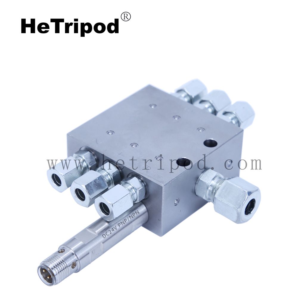 Válvula de distribución progresiva de aceite y grasa centralizada Lincoln MVB Sensor DC24V PNP/NPN