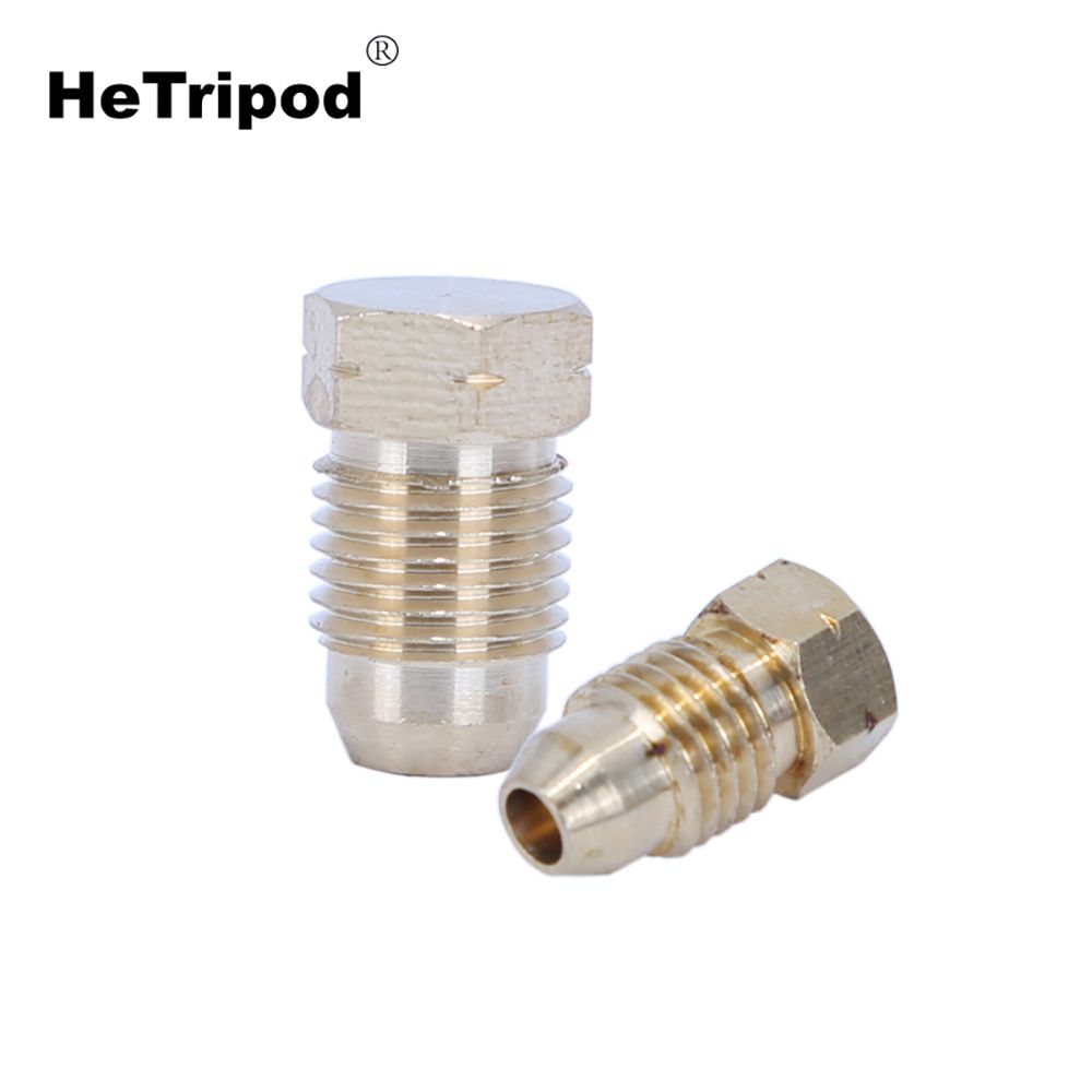 Tapon de cono simple de latón Superficie del cono del tapón Válvula de distribución de aceite del ta