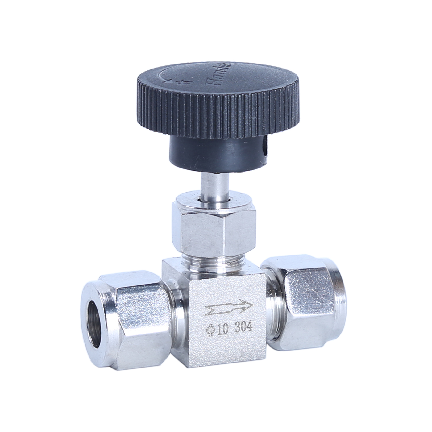 Válvula de aguja con ferrula de acero inoxidable SUS 304 316, válvula de parada, válvula de control 