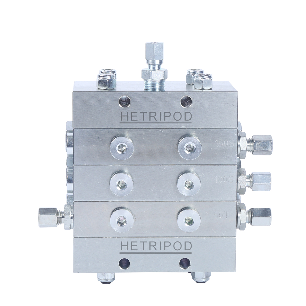 Válvula de distribución progresiva de línea única para lubricación centralizada Válvula hidráulica S