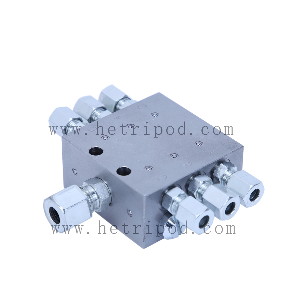 Válvula de distribución progresiva de aceite y grasa centralizada SKF Lincoln serie MVB